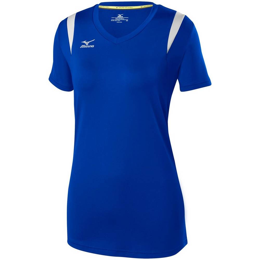 Damske Dresy Mizuno Balboa 5.0 Long Sleeve Volejbalove Kráľovská Modrá/Strieborne Vypredaj ASEM02438